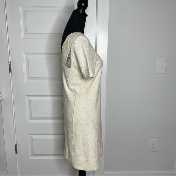 Marc by Marc Jacobs NWT Hawthorne Lace Collar Cream Wool Dress Size XS - Picture 9 of 16